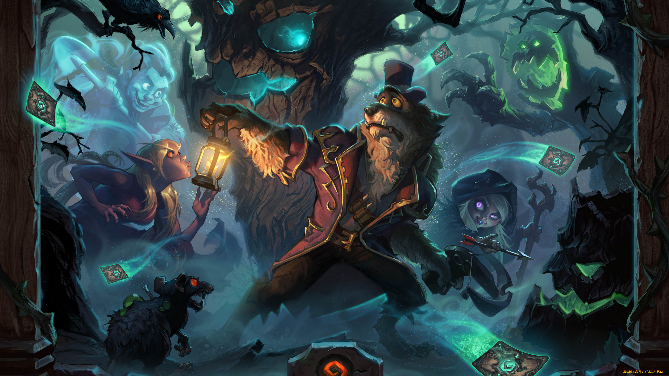 hearthstone,  the witchwood,  , , the, witchwood, 